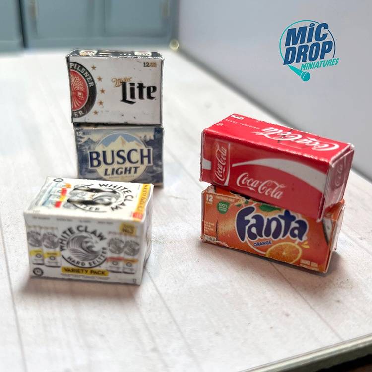 Miniature Beverage - 1:12 Scale