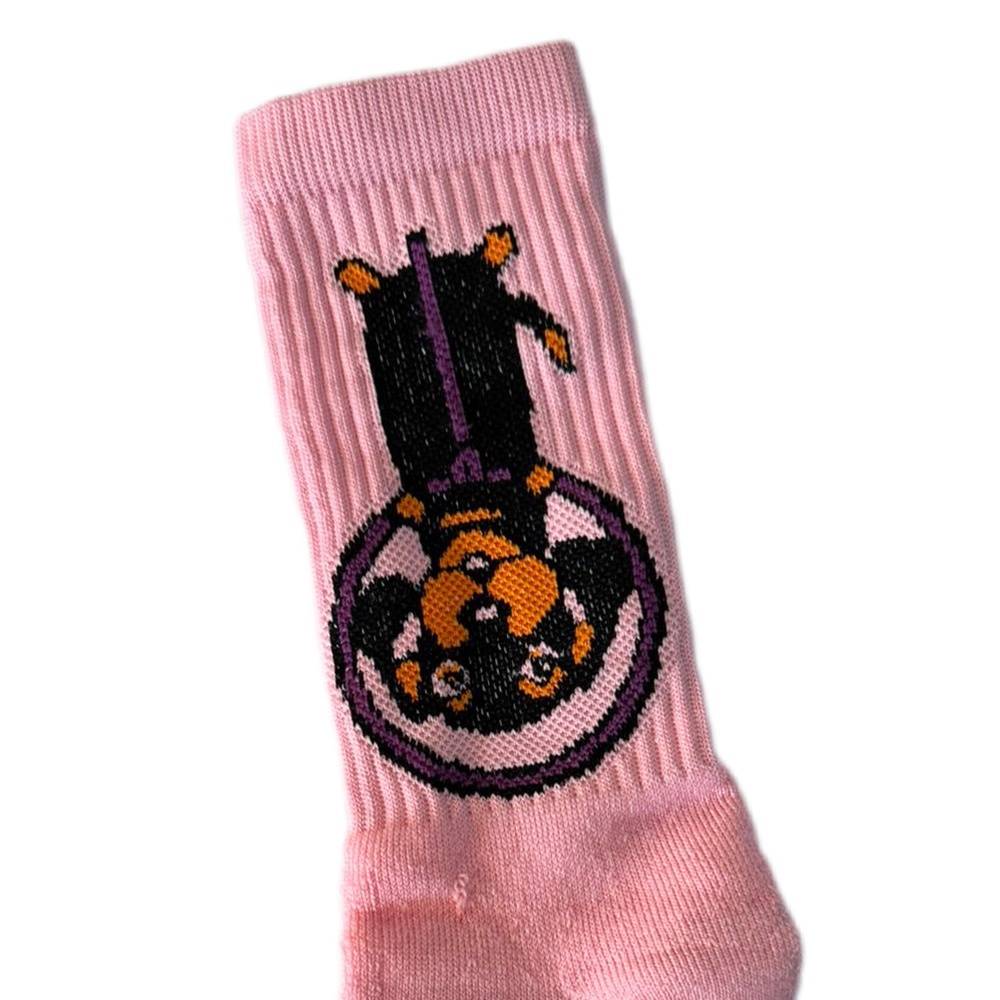 Aerial Sausage Dog Athletic Socks