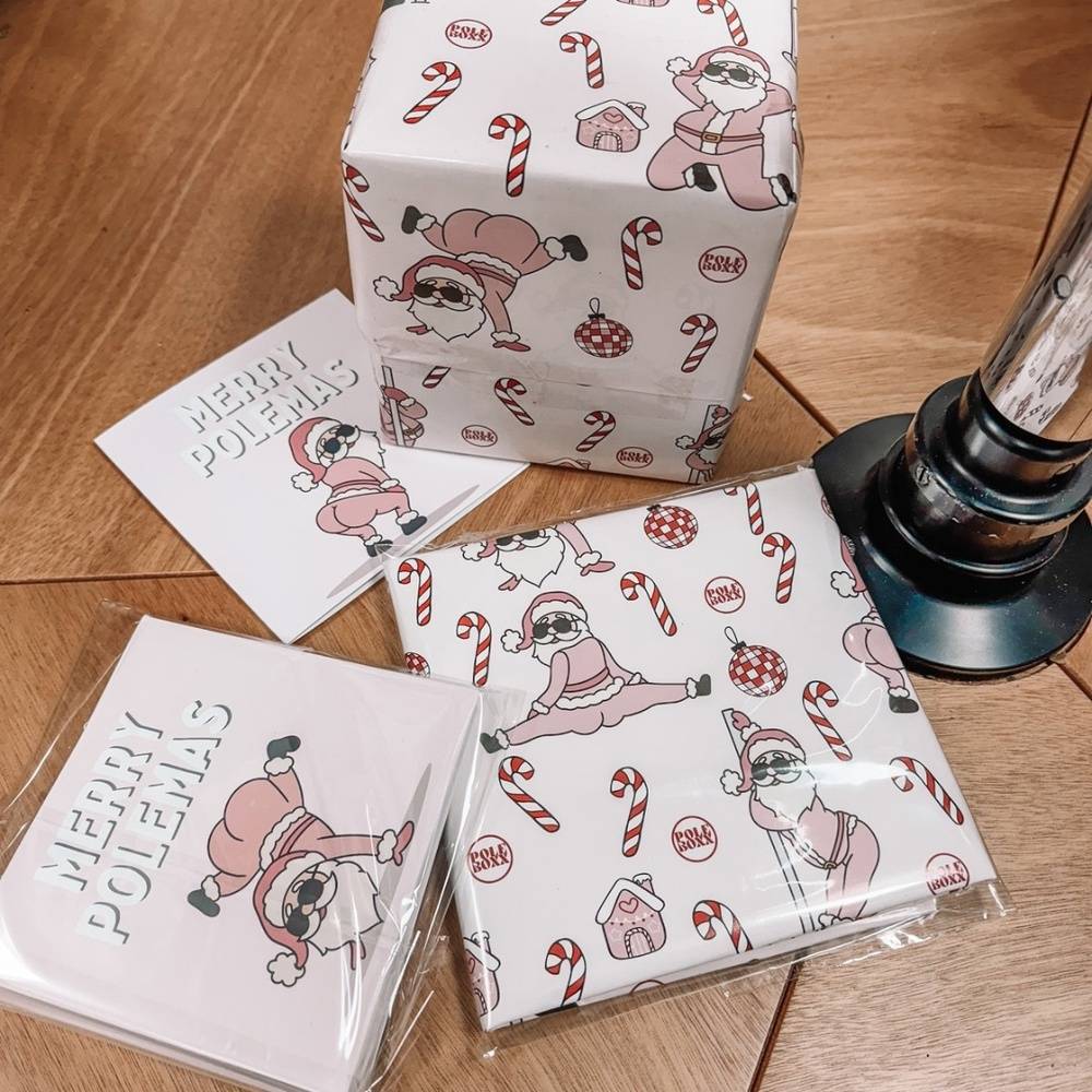 Ho Ho Ho Gift Wrap Set