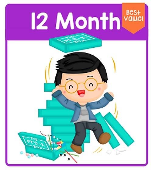 12 month: 2 sibling packs