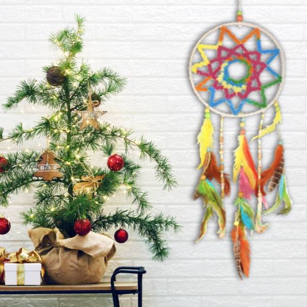 Rainbow Star Dreamcatcher