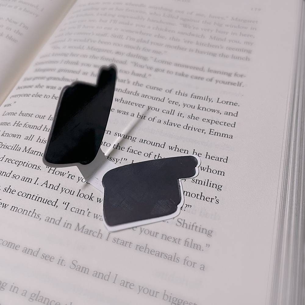 Open Book Magnetic Bookmark