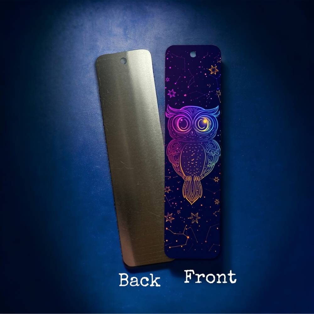 Celestial Owl Metal Bookmark Bookish Gift for Book Lovers