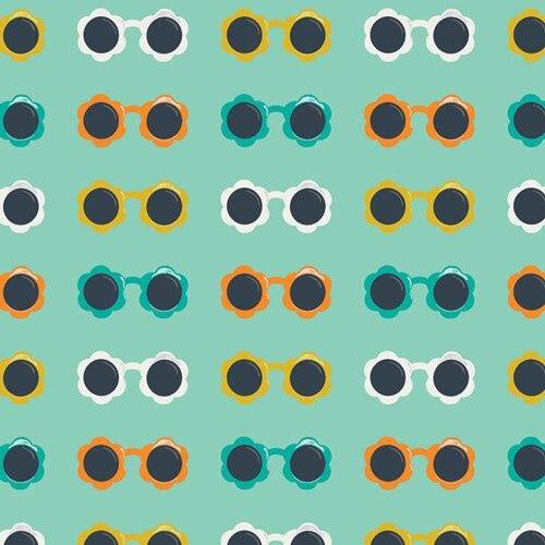 Sunny Shades Mint Fabric - Art Gallery