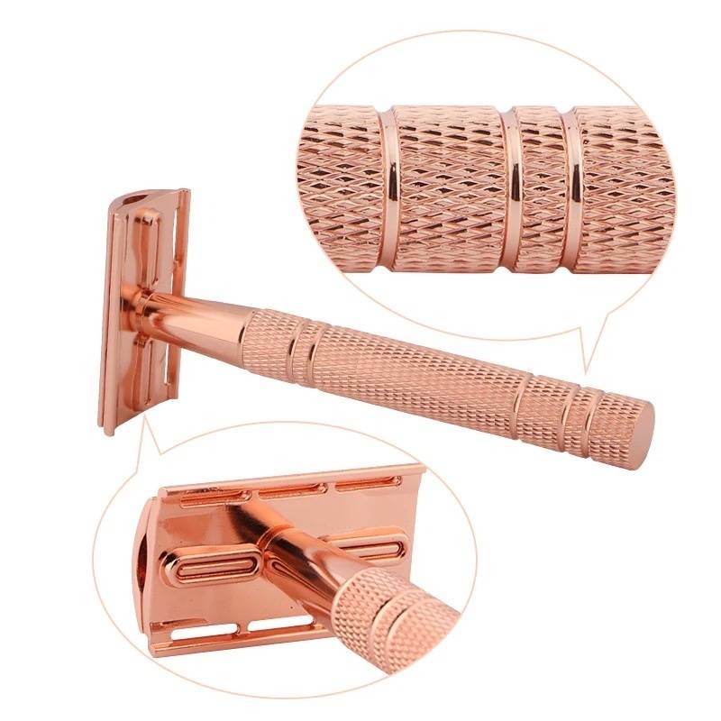 Rose Gold Safety Razor