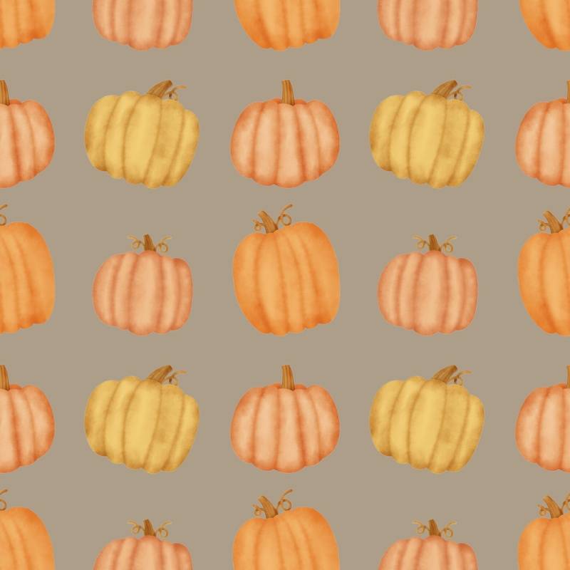 Pumpkin-Palooza on Grey by the yard