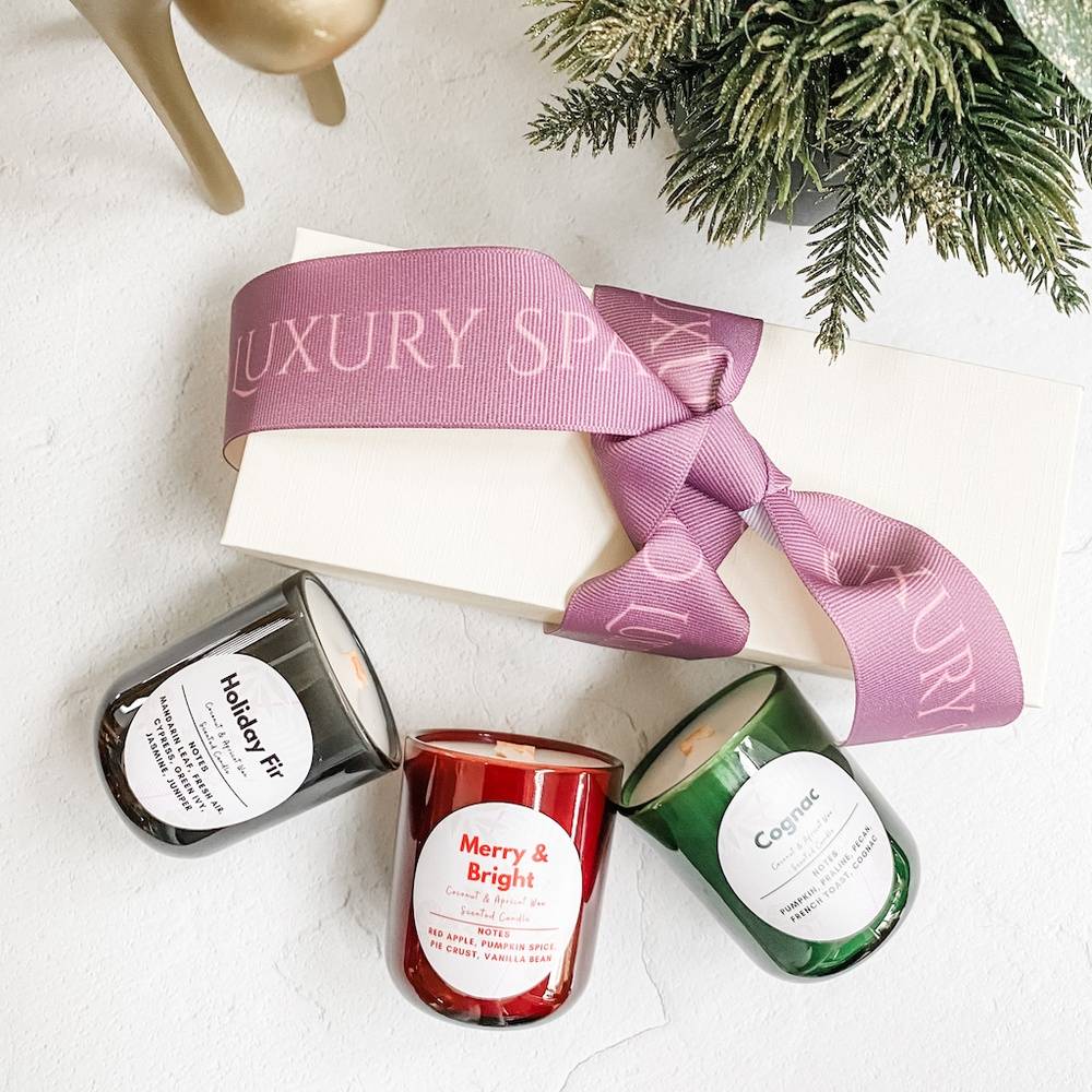 Luxe Candle Trio Gift Set - Christmas Edition