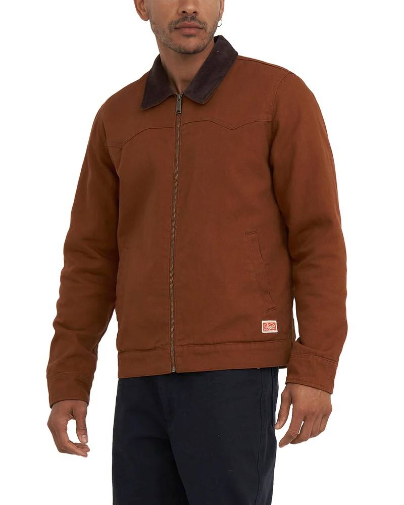 Deus Hawk Canvas Jacket - Brown