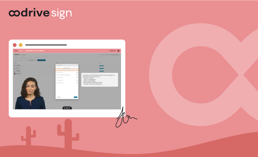 Oodrive Sign : Créer un utilisateur - Rôles et permissions