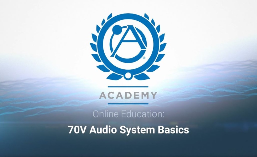 70.7V Audio System Basics
