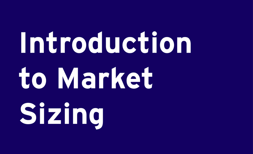 Introduction to Market Sizing