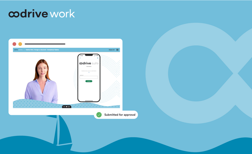 Oodrive Work : Partager un document - Smartphone/Tablette