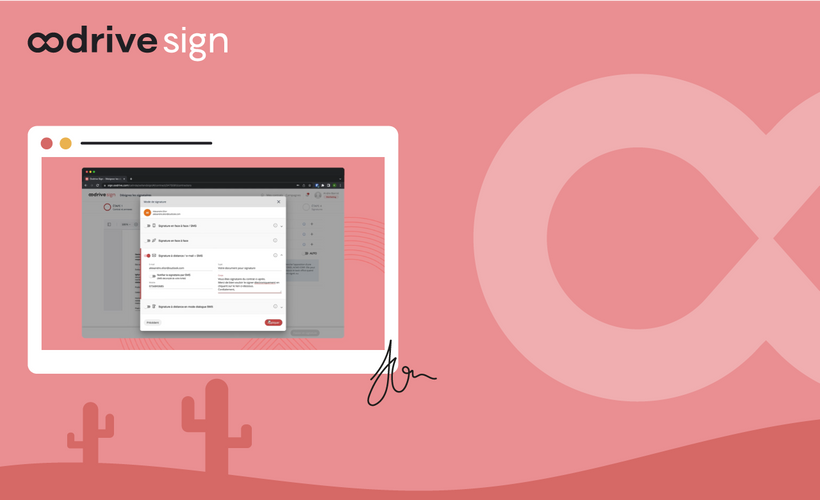 Oodrive Sign : Signature à distance par e-mail + sms