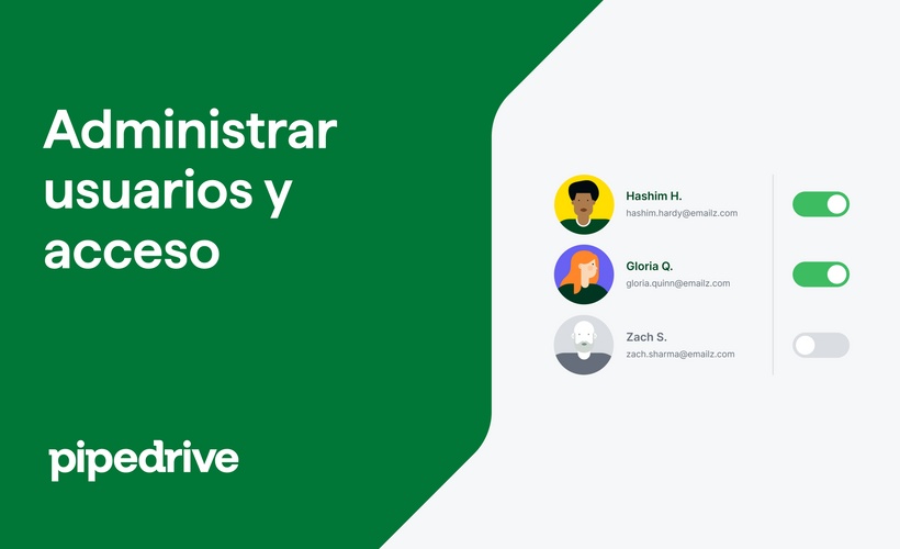 Administrar usuarios y acceso