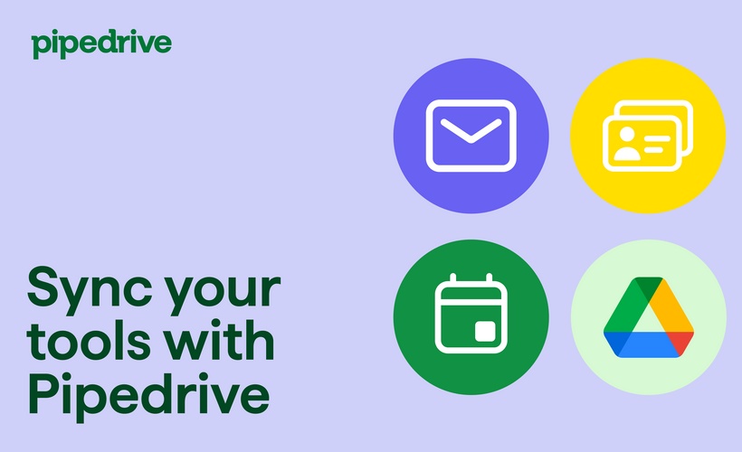 Sync your tools with Pipedrive