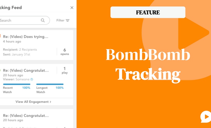 Feature: BombBomb Tracking