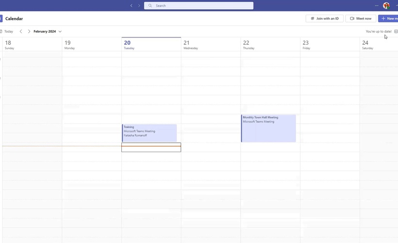 Microsoft Teams (New) Desktop Application - Meetings Training