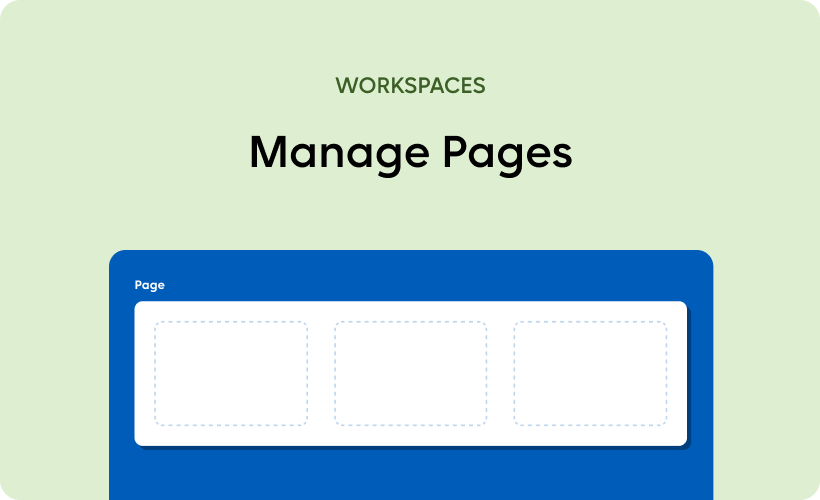 Manage Pages - Level 1