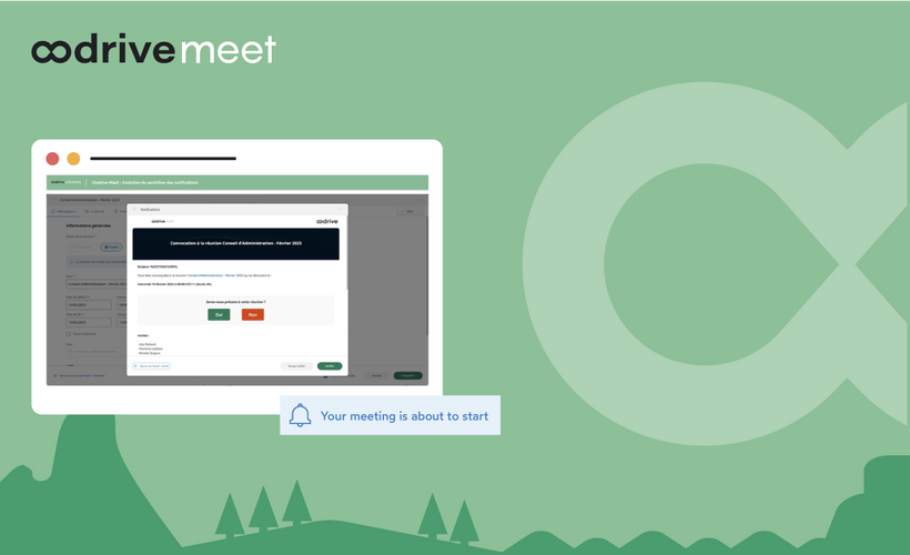 Oodrive Meet : Evolution du workflow des notifications
