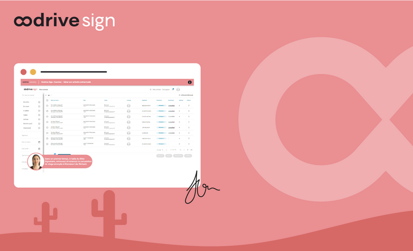 Oodrive Sign : Exercice - Gérer son activité contractuelle