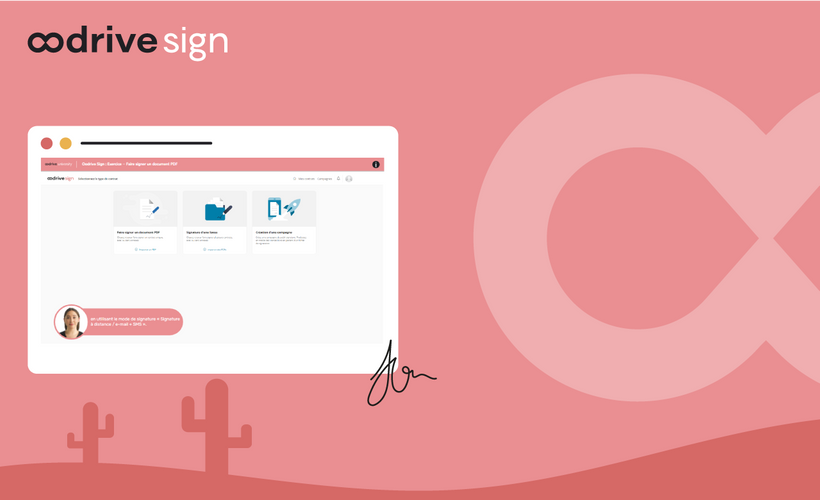 Oodrive Sign : Exercice - Faire signer un document PDF 