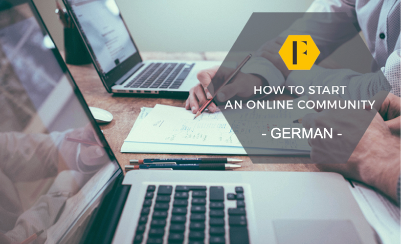 How To Start An Online Community - German