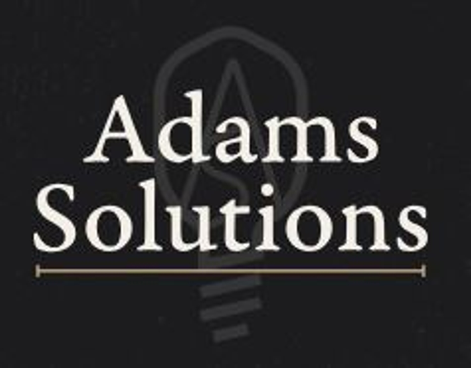 Adams Solutions logo