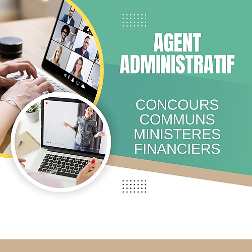 Représentation de la formation : Préparation au concours concours externe commun d'agent administratif des ministères financiers