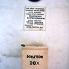 Surabaya Synagogue, Donation Box (Surabaya, Indonesia, 2011). Courtesy of Jono David/ HaChayim HaYehudim Jewish Photo Library.