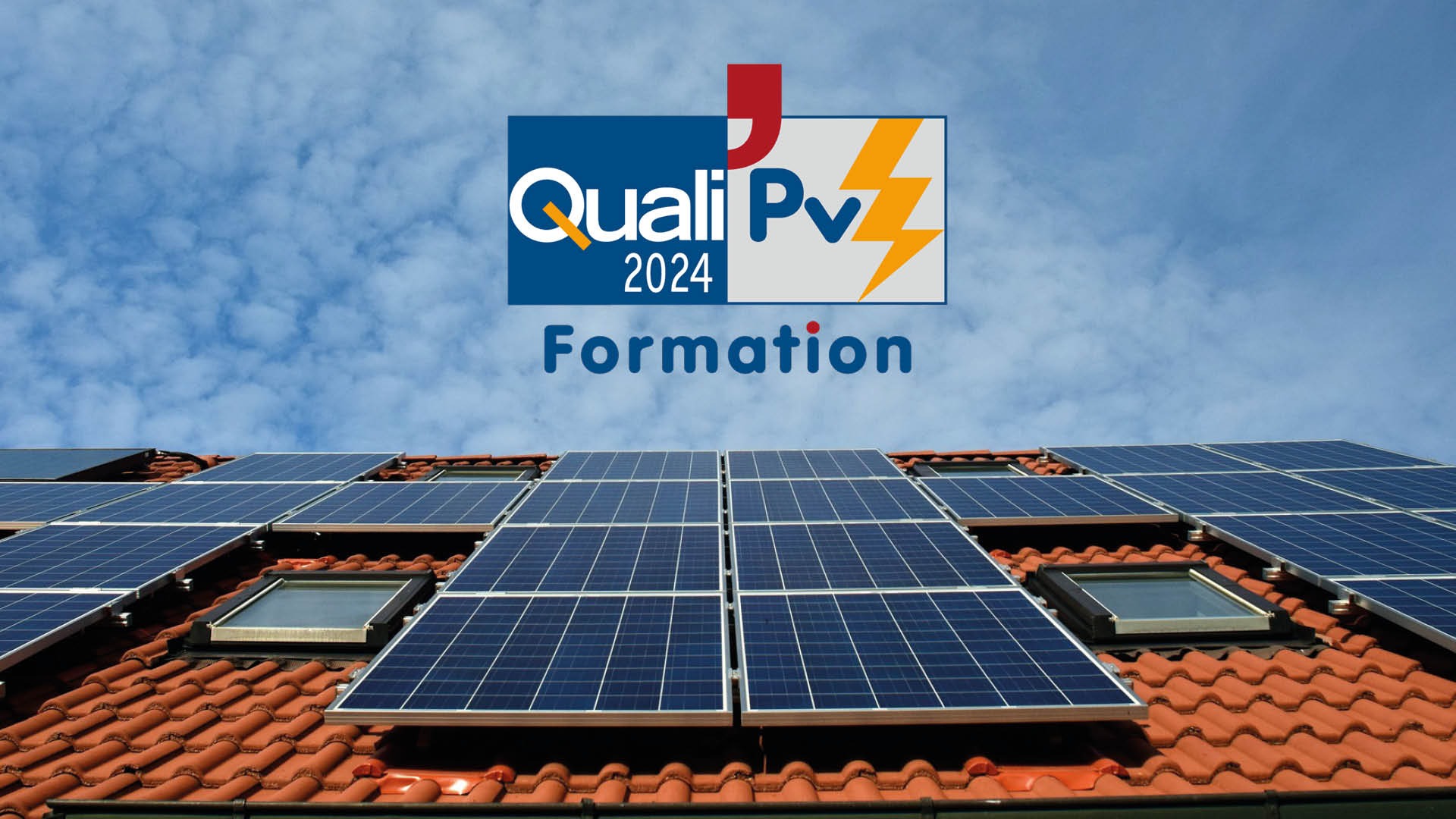 Représentation de la formation : Générateur photovoltaïque raccordé au réseau - Compétence Electrique (QUALIPV ELEC)