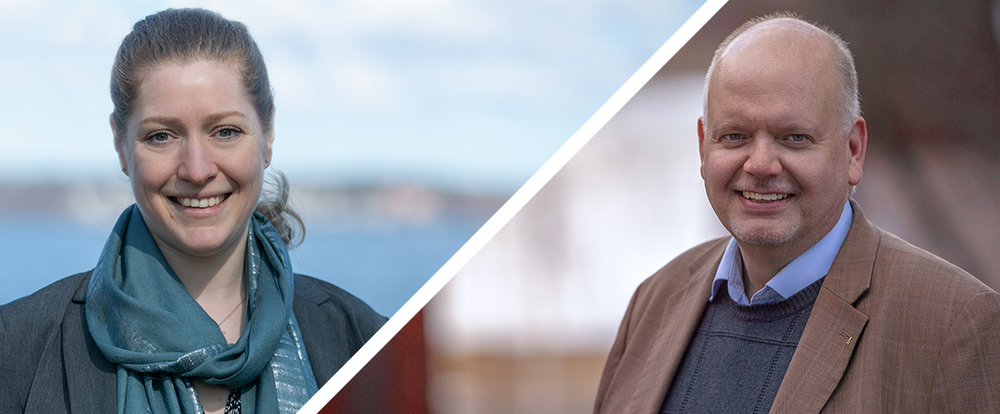 Linnéa Sellberg, Project leader and owner representative at Ragn-Sells and Pär Larshans, Director of Sustainability at Ragn-Sells.
