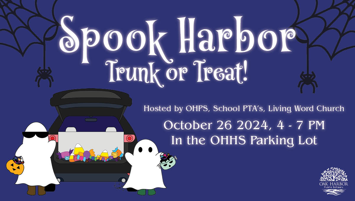 spook harbor trunk or treat oct 26 at 4 p.m. at OHHS