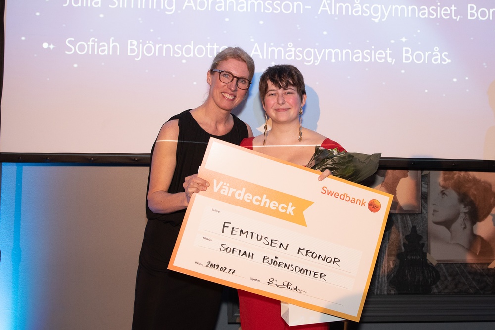 Sofiah Björnsdotter, vinnare av Besöksnäringens talang 2019. Foto: Stig Albansson