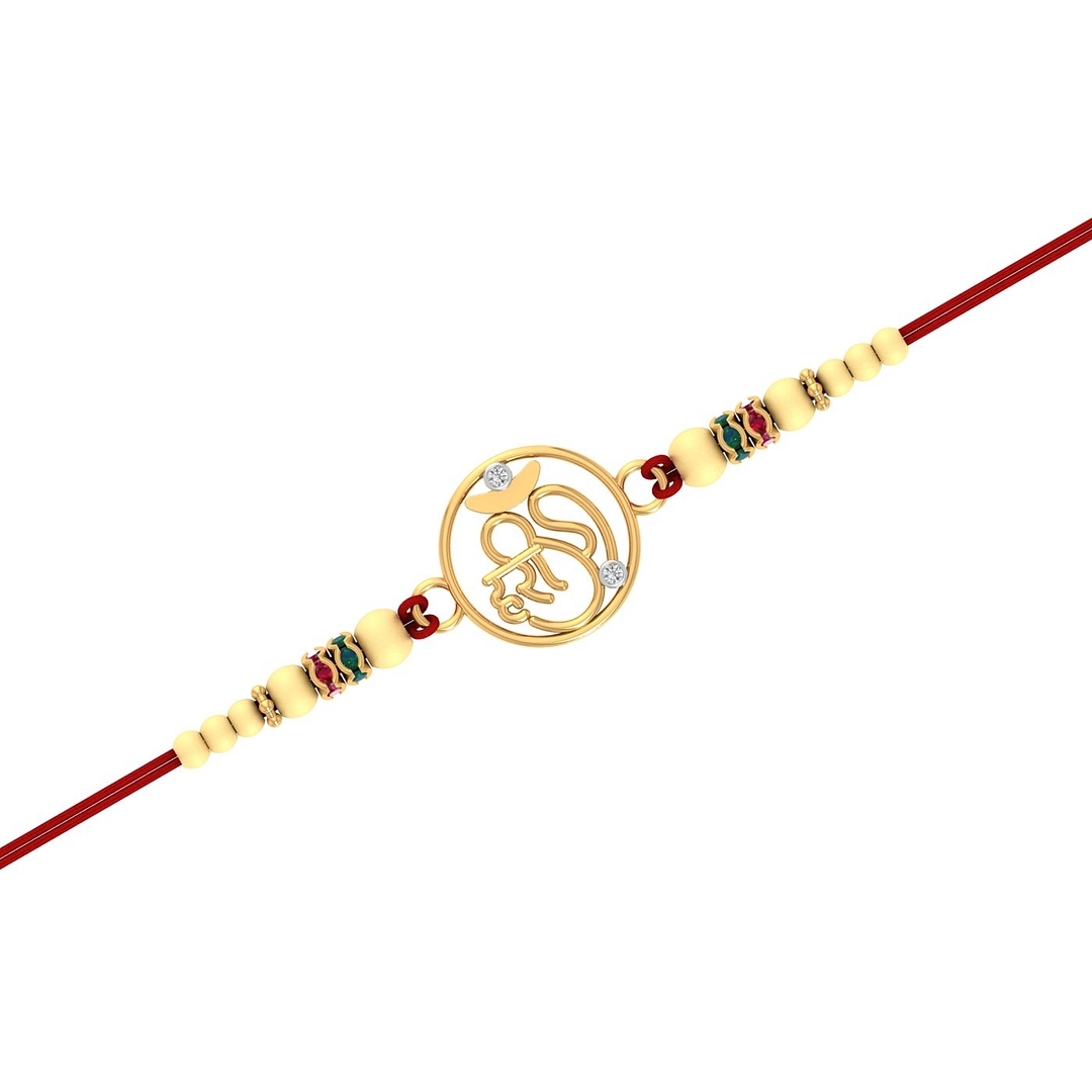 Trending Top 10 Best Gold Rakhi Choices || shree Hari Om Gold Rakhi ||