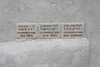 Old Jewish Cemetery and Mausoleum of Haim Pinto, Essaouira, Morocco. Commemorative plaques along wall. Photo World Monuments Fund, Stories of the Mellah Cultural Mapping project. Photo: L. Brandt