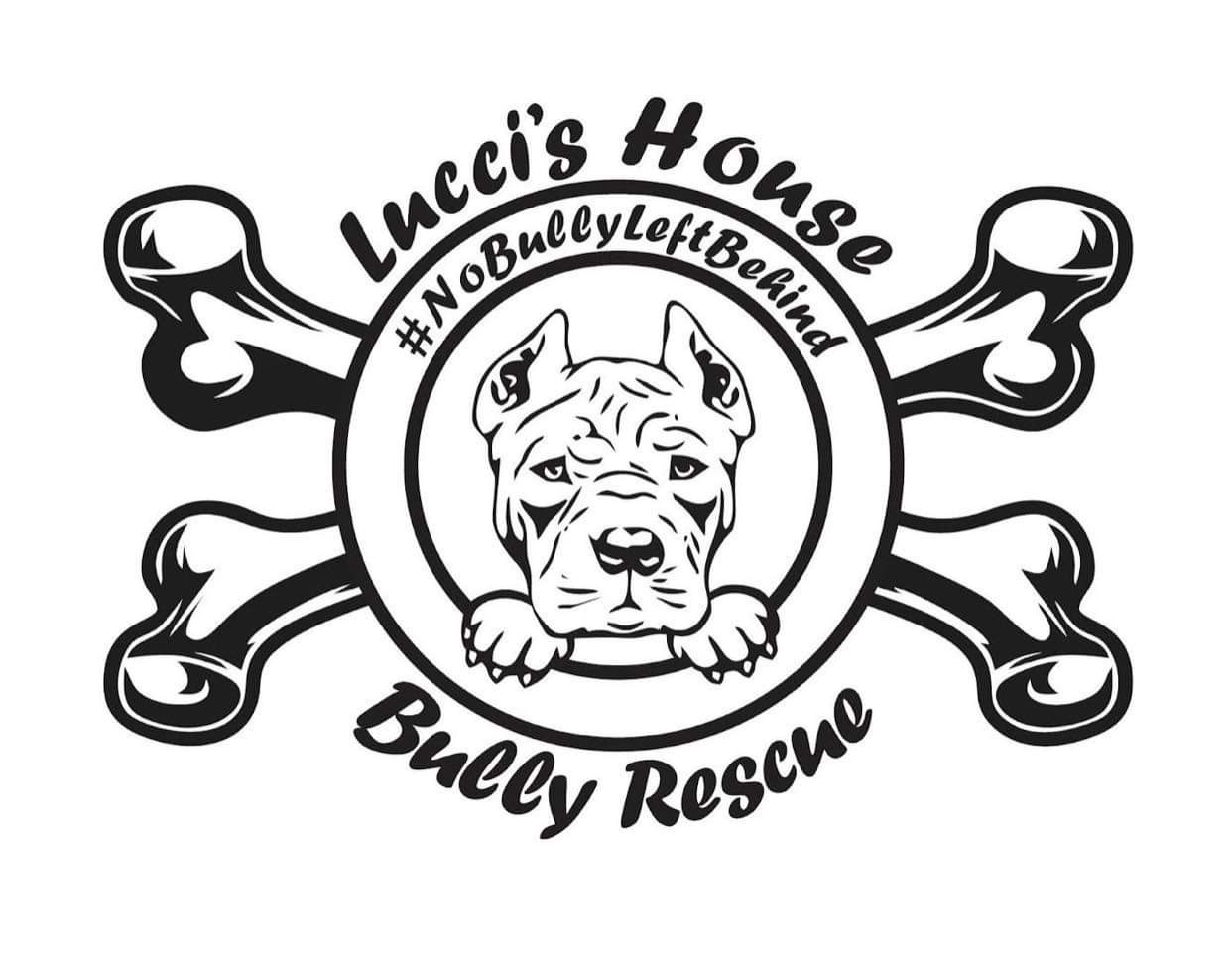 Luccis House Bully Rescue logo