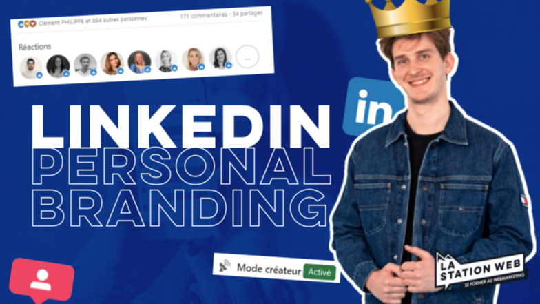 Représentation de la formation : 4. ⛷ LinkedIn niveau expert : comment développer son image de marque ! avec Jordan Lapendry