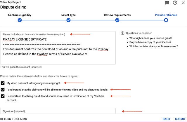 How to remove your Content ID claim in Youtube?