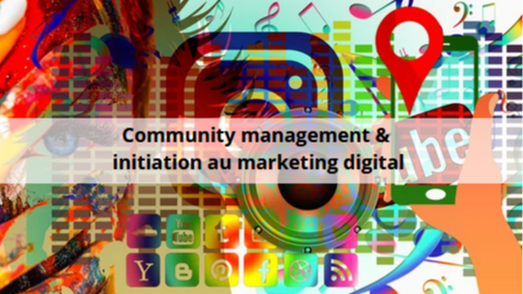 Représentation de la formation : 💻Formation Community management & initiation au marketing digital 💻