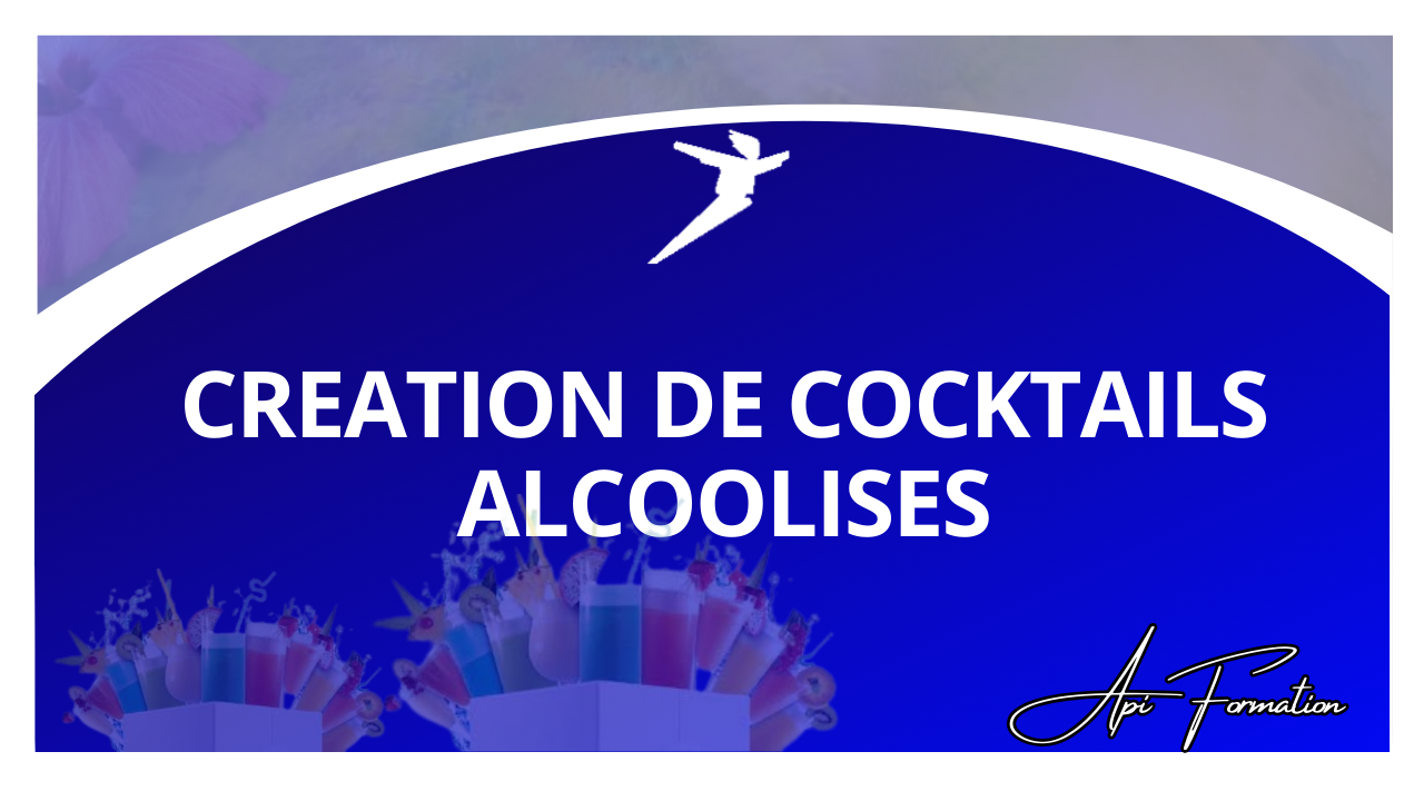 Représentation de la formation : CREATION DE COCKTAILS ALCOOLISES