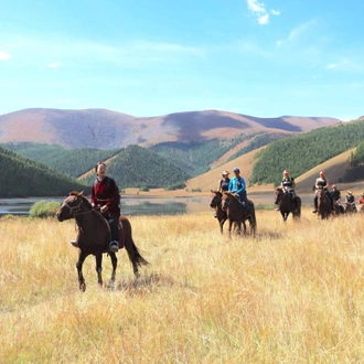 tourhub | YellowWood Adventures | Horse riding with Mongolian nomads 