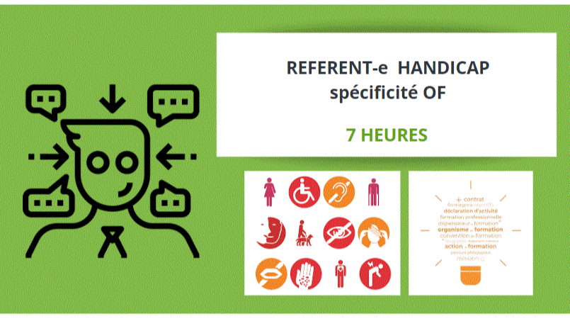 Représentation de la formation : REFERENT-E HANDICAP EN OF