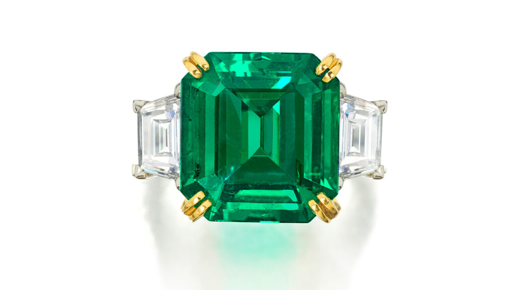 Oscar Heyman Emerald Ring