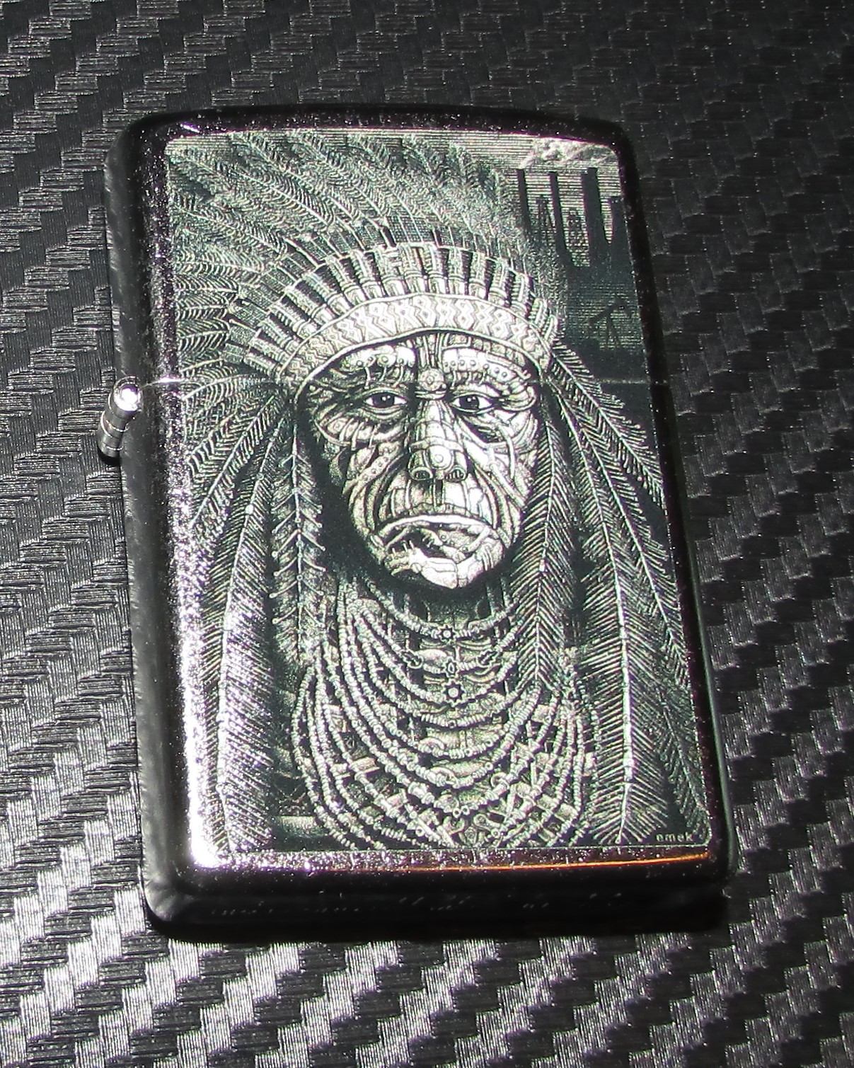 2020-emek-chief-zippo-lighter | Collectionzz