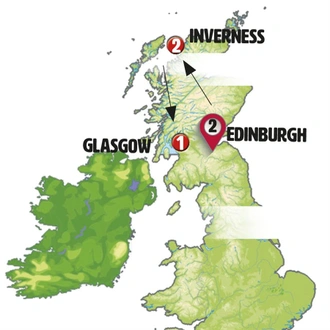 tourhub | Europamundo | Scotland | Tour Map