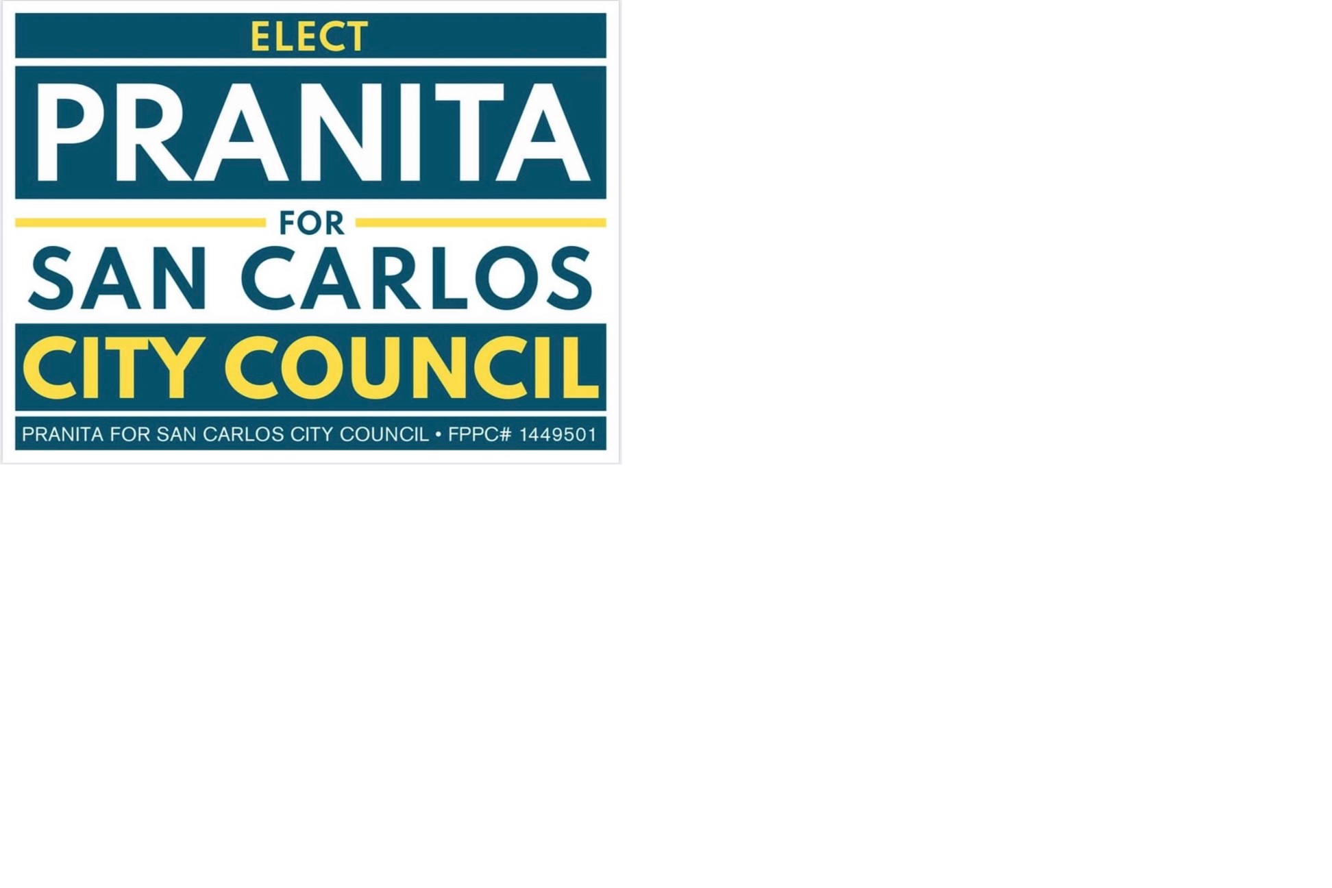 Pranita Venkatesh for city council 2022 logo