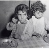 AIU Girls School, Girls Eating Hot Meal (Tunis, Tunisia, c1951)