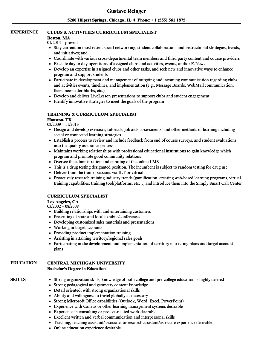 28 Distinct & Creative Teacher Resume Examples - Teaching Expertise