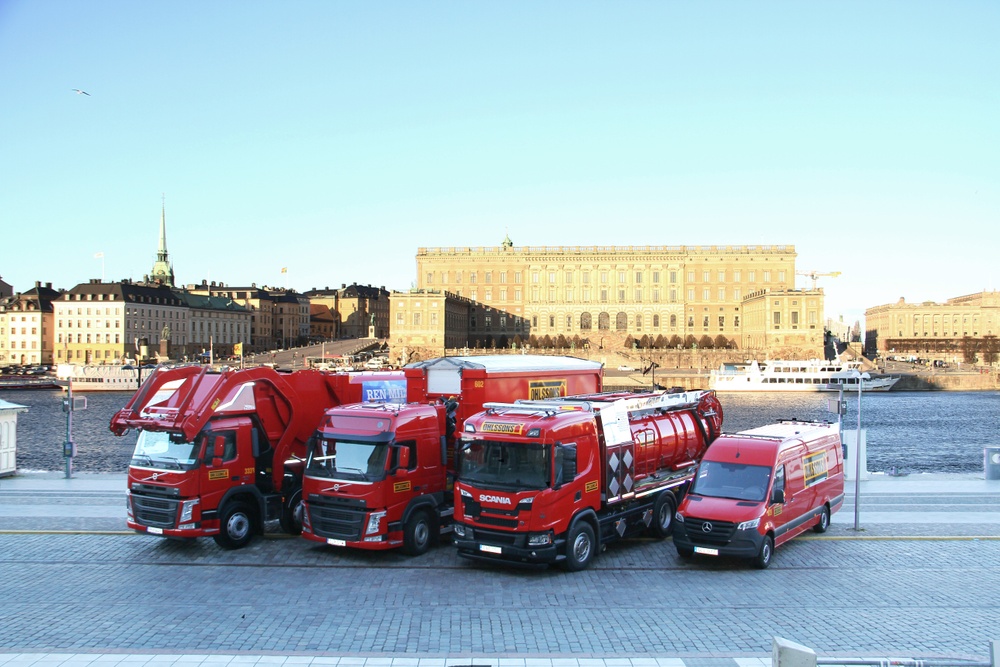 Ohlssons framför Stockholms slott