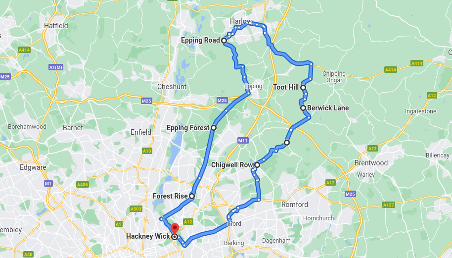 Hackney Wick Loop cycle route